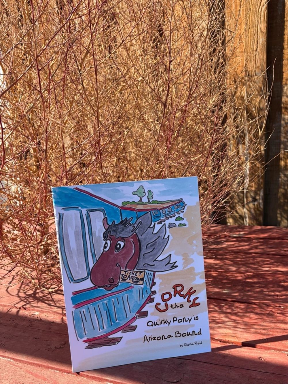 Kids Book: Quirky Pony is Arizona Bound - Illustrated Children's Story (White)